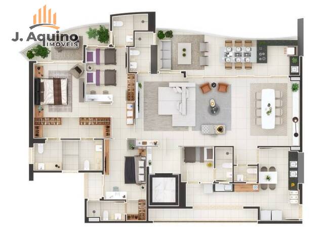 #58953032 - Apartamento para Venda em Fortaleza - CE