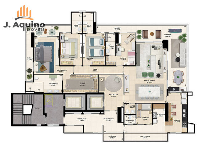 #58953051 - Apartamento para Venda em Fortaleza - CE
