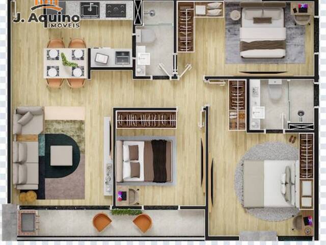 #58953306 - Apartamento para Venda em Fortaleza - CE - 3