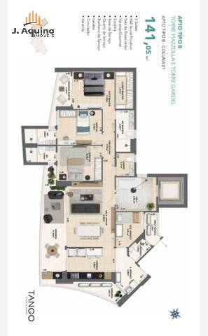 Apartamento, 3 quartos, 141166 m² - Foto 56