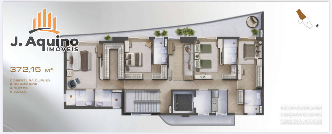 Apartamento, 3 quartos, 190439 m² - Foto 18
