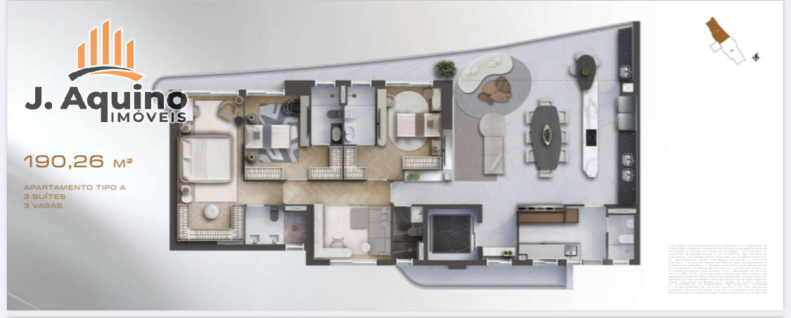 Apartamento, 3 quartos, 190439 m² - Foto 22