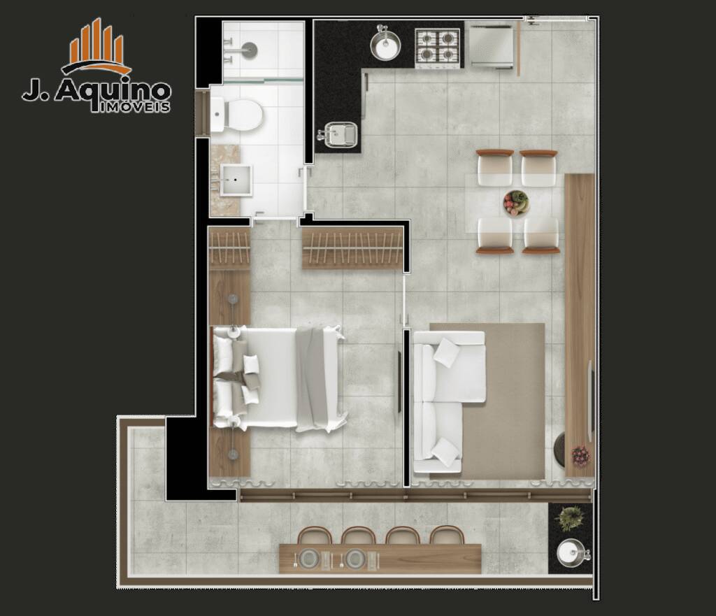 Apartamento, 1 quarto, 384445 m² - Foto 35