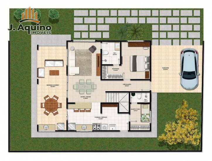 Casa, 5 quartos, 240 m² - Foto 2